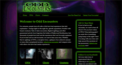 Desktop Screenshot of oddencounters.com